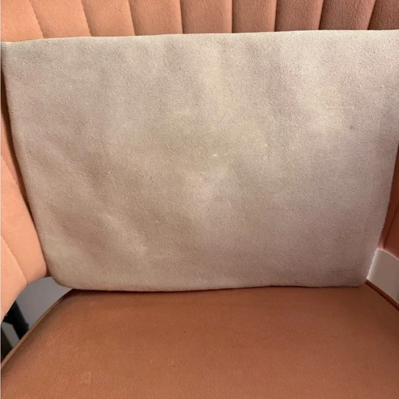 Vintage The Limited Suede Clutch Hippie Gray Purse - Picture 2 of 4